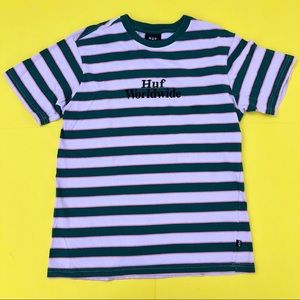 HUF WORLDWIDE STRIPED SHIRT